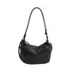 IELGY Ladies Korean Version Large-Capacity Pleated Dumpling Bag High-End Casual Commuter Underarm Bag Can Be Cross-Body