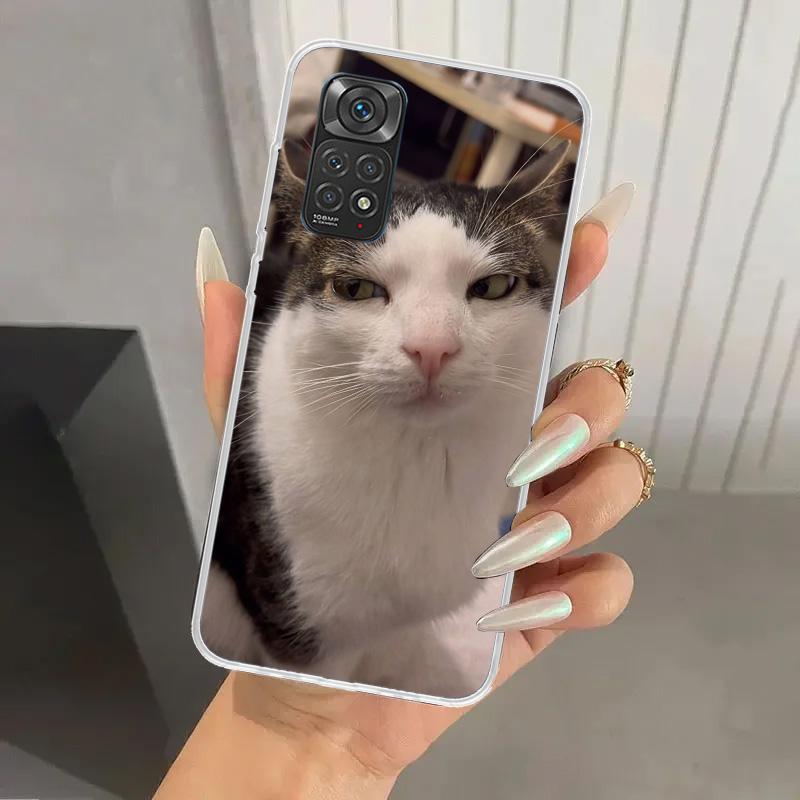 Pet Cat Funny Memes Phone Case for Xiaomi Redmi Note 15 14 14S 13 12S 12 Pro 11S 11 Plus 11T 11E 10S Soft Funda Print Shell Redm
