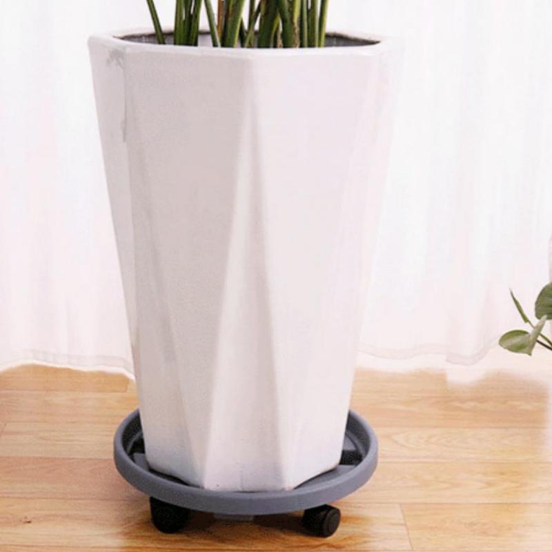 Universele Bloempot Wielen Ronde Plastic Schotel Zware Bloempot Rek Plant Verplaatsbare Rollende Potplant Standaard Met Wielen