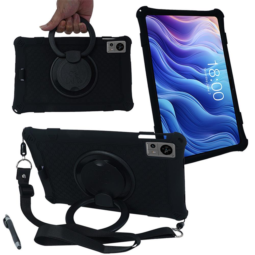 360 Grad Drehbar Weiche Silikonhülle Für Teclast T60 12 Zoll 2025 Vollkörperschutz Stoßfest Ständer Tablet-Hülle