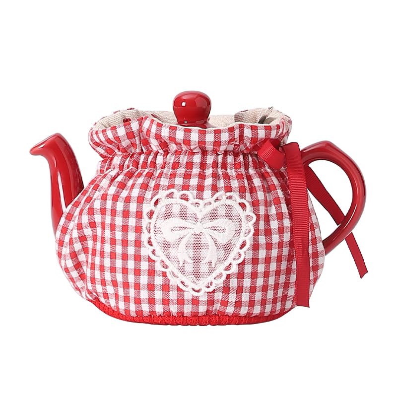 LONGDON HOMEONE Tea Cozy, Creative Kitchen Teapot Dust Cover, Teapot Cozy Breakfast Warmer, Insulated and Warm Teapot Cover, Tea Kettle Quilt for