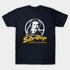 Asian Size Men Black Print T-shirt Stay Classy San Diego No-Cut Print Cotton Tshirt