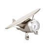 Aeroplane Miniature Stylish Analog Desk Clock Manual Adjustment, Easy Battery Replacement, Ideal for Students Kids Bedroom, Decor for Home, Office