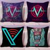 Anime VOX Trust Us H-HazbinS Pillow Gift Home Office Decoration Bedroom Sofa Car Cushion Cover Case 45x45