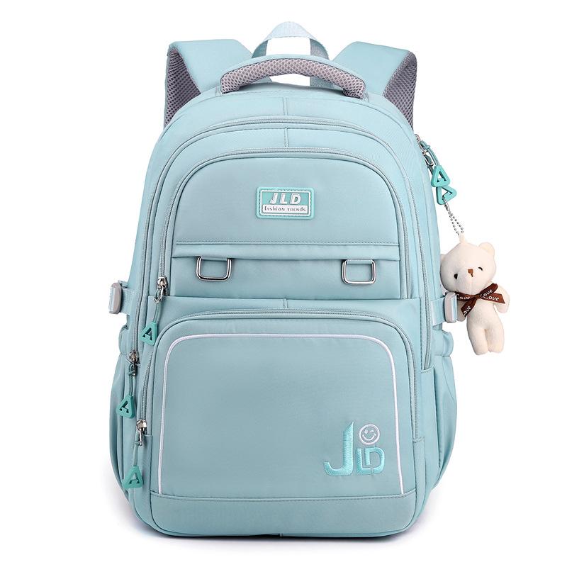 

Junior Middle School Bags For Girls Teen Waterproof Large Capacity Shoulder Backpacks College Student University Tarvel Backpack небесно-голубой