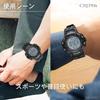 Crepha Men S Digital Stopwatch Water reSiStant Large Screen Urethane Band Black 