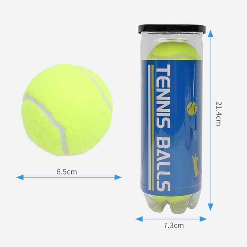 3 Pcs Tennis Ball Dog Chew Toy Bite-Resistant High-bounce Safty Rubber Interactive Training Toy for Dogs Chihuahua Accessories