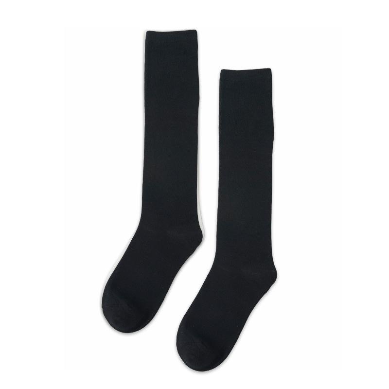 

Lolita Academy Style Street Long Pile Socks Calf Socks Socks for Girls 1 pair чорний