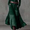 Abito elegante alla moda a maniche lunghe da donna