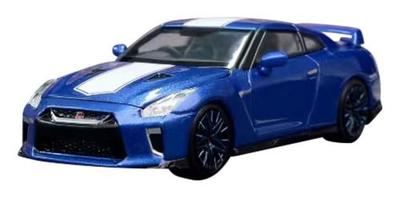 MOTORHELIX Nissan 50th Anniversary Wangan Blue Completed Product 1/64 GT-R (R35)