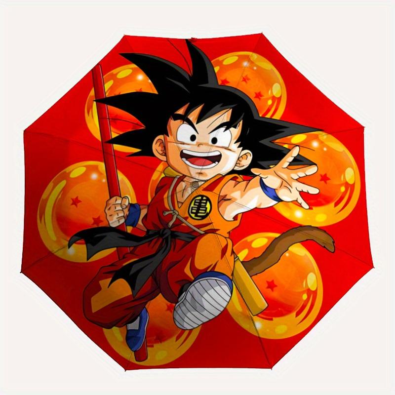 1pc Dragon Ball Z Automatic Umbrella 8-Bone Design Compact Gear for Outdoor Travel, Perfect Gift for Friends or Family yy250822093