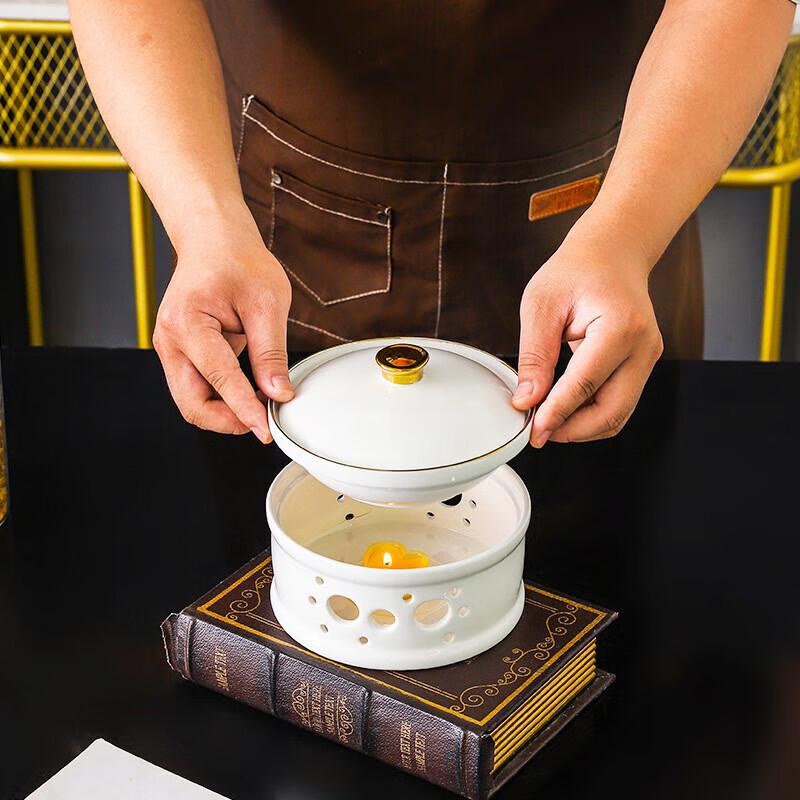 Jingdian Guangnian Gold Rim Ceramic Stew Pot