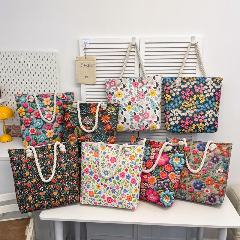Fashionable Single-shoulder Bag Tote Bag Large-capacity Beach Bag Casual Handbag