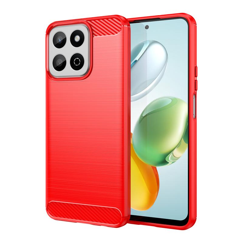 

Гибкий чехол из ТПУ для Honor 200 Smart Защитный чехол для Honor 200 Pro Smart Противоударный чехол Fundas Coque Capa For Honor 200 Lite красный