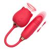 Female Clitoral G-Spot Vibrator,Adult Couple Pleasure Stimulator,Red Thrusting Vibrator