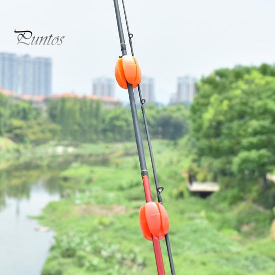 6 stk fiskestang fast ball 4/5/8/9/10 MM 5 hull Ripefri Gjenbrukbar fiskestangbeskytter klips Festeverktøy Fisketilbehør