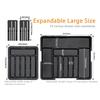 Silverware Organizer Expandable Kitchen Utensil Drawer Organizer Large Bpa Free Adjustable Cutlery Silverware Tray