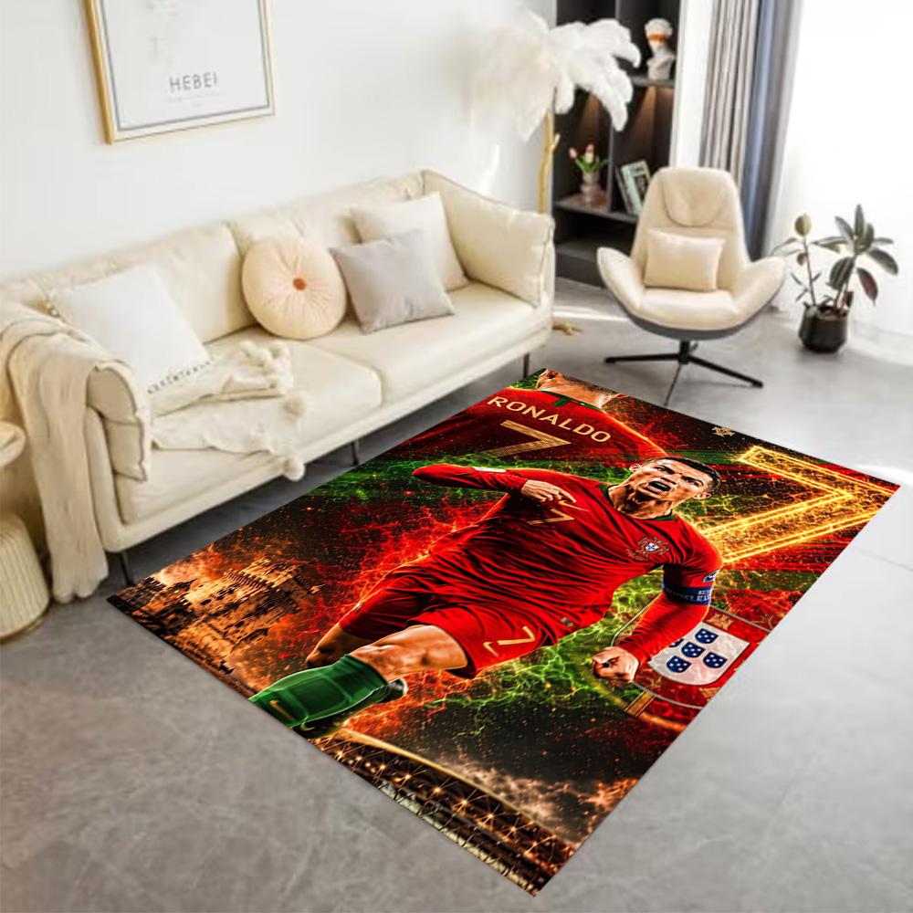 Cristiano Ronaldo Celebration Carpet Suitable for Kitchen Living Rooms Entryway Dining Room Antislip Carpet Office home decor