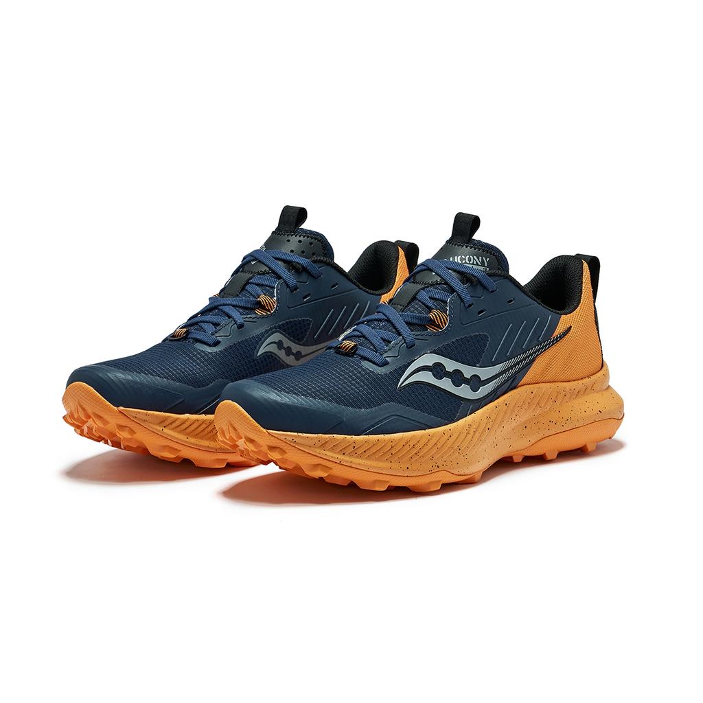 Saucony Blaze Tr Comfortable Durable Low Top Running Shoes Men Sneakers Deep-Blue Orange S20845-214