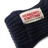 NEWBERRY KNITTING Deerskin Mittens - Navy