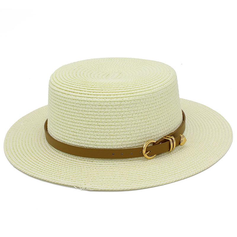 Women's New Spring and Summer Bowler Hat Fashion Panama Straw Hat Outdoor Sun Hat French Beach Hat Cool Hat