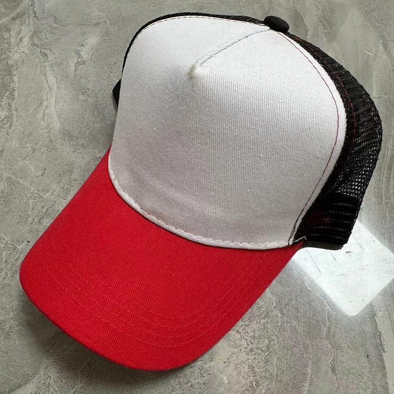 Colorful mesh hat available. Multiple colors available. Trucker visor baseball cap wide brim dome