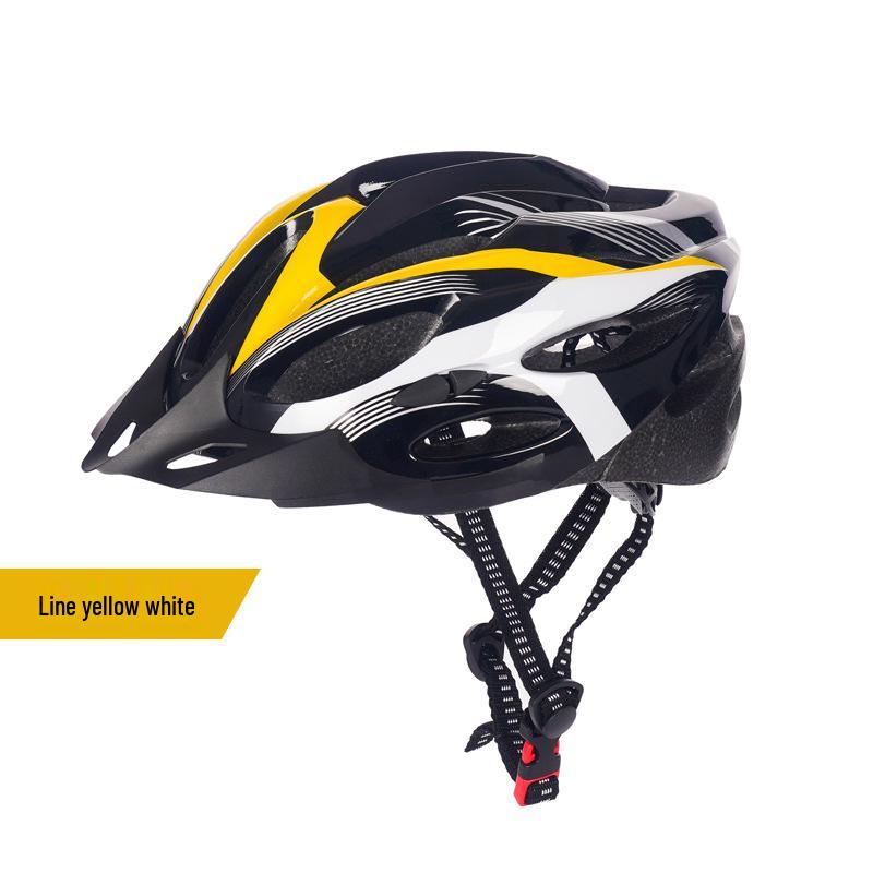 Adult Breathable Bicycle Helmet - Imitation Integrated Molding for Mountain & Road Cycling