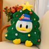 Duck Christmas Donald Tree Design Plush Doll Toy Pillow Cushion For Sofa Decor