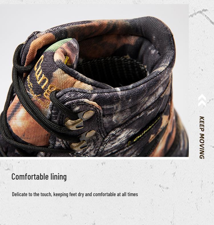 Men's Camouflage Combat & Hiking Tactical Boots for Outdoor and Mountain Climbing
