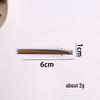 Korean Y2K Silver Side Bangs Duckbill Clip - Women's Sweet Hair Accessory