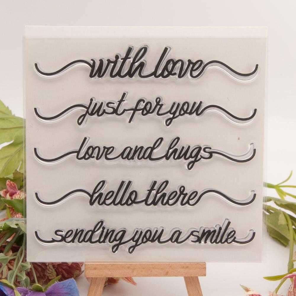 Frohe Weihnachten transparente Silikon-Stempel für Siegel, DIY, Scrapbooking, Fotoalbum, Dekor, Blume, alles Gute zum Geburtstag