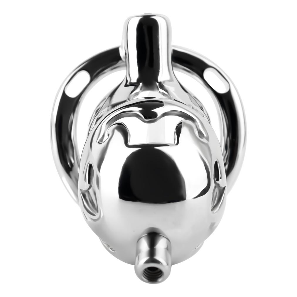 FRRK 304 Stainless Steel Chastity Cage Penis Lock Male Chastity Device Cock Cage BDSM Chastity Products Sex Toys