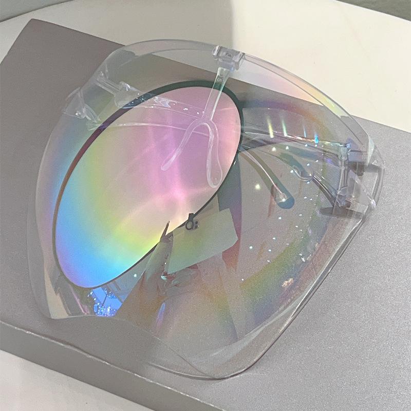 Vollgesichtsschutz Schutzbrille Farbe Beschichtet Staubdicht Winddicht Öl Spritzschutz UV-Schutz Sicherheitsbrille Für Outdoor Radfahren