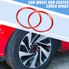A ABSOPRO Wheel Hub Center Covering Decorative Trim Compatible with