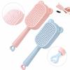 Self-Cleaning Self-Cleaning Hair Brush Plastic Anti-Static Hair Comb Wet Dry Styling