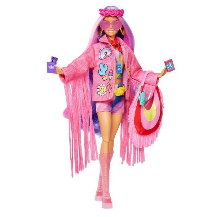 Barbie®-Barbie® Extra Cool-Poupée voyage en tenue pour le désert HPB15