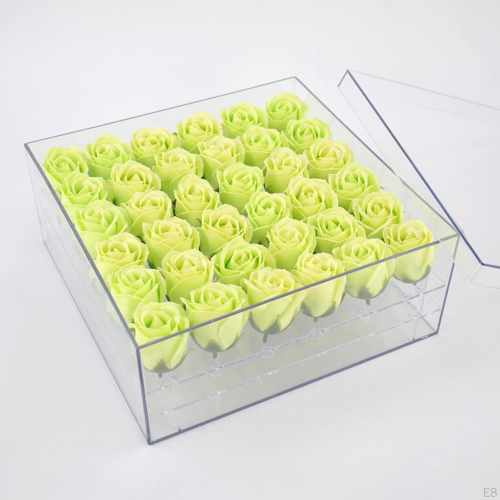Acrylic Flower Holder Pots Stand with Removable 2 Tiers