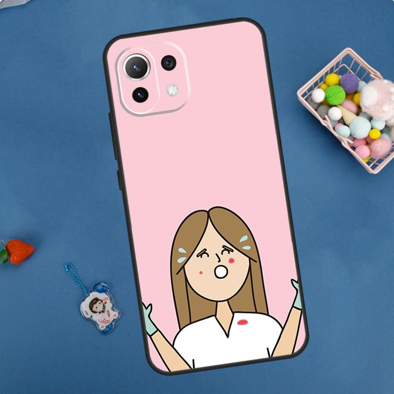 Nurse Doctor Dentist Case For Xiaomi 13 14 15 Ultra 11T 12T 13T 14T Pro POCO X7 Pro X3 X5 X6 M6 F5 F6 Pro Cover