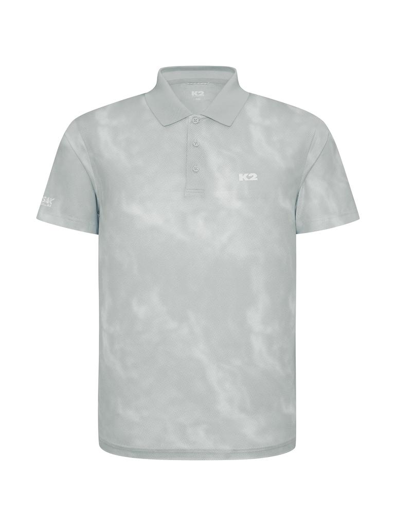 K2 Ossak Cloud Short Sleeve Polo_Cool Grey
