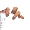 Pure Hand-wearing Nail Fake Nail Patch Nail Art Finished Purple Light Bulb Cat Eye Cloth Chela Magic Mirror Miracle Angel