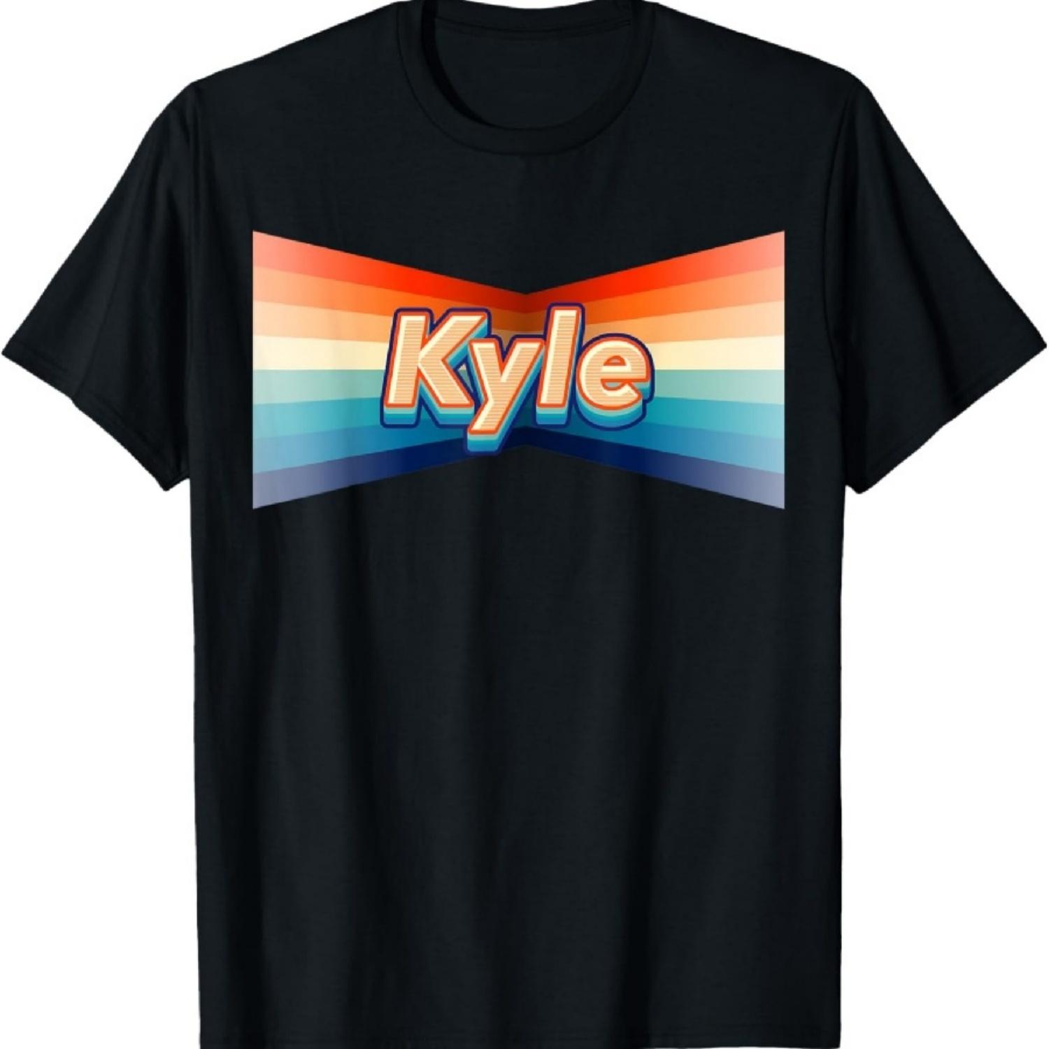 

Kyle Gifts Idea Retro First Name Vintage Kyle T-Shirt XXXXXL чорний
