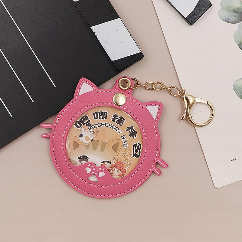 New Cat Shape Ita Bag Pins Badge Protector Case For 58Mm Anime Badges Decoration Bag Accessories Pin Case Birthday Gift