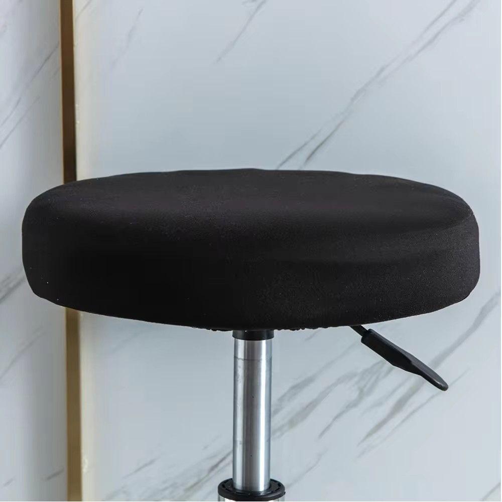 Thickened Round Chair Cover Solid Color Chair Cushion Cover Chairs Accessories Protector