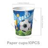 Football Birthday Decorations Soccer Theme Party Supplies Cup Plate Banner Balloons For Kids Boys Party Favor Gifts Photo Props