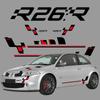 Autocolante Kit Caroserie Auto Pentru Renault Megane R26 RS Stil Sport Racing Capotă Acoperiș Spate DIY Decalcomanii Decor Vinil Accesorii Auto Tuning