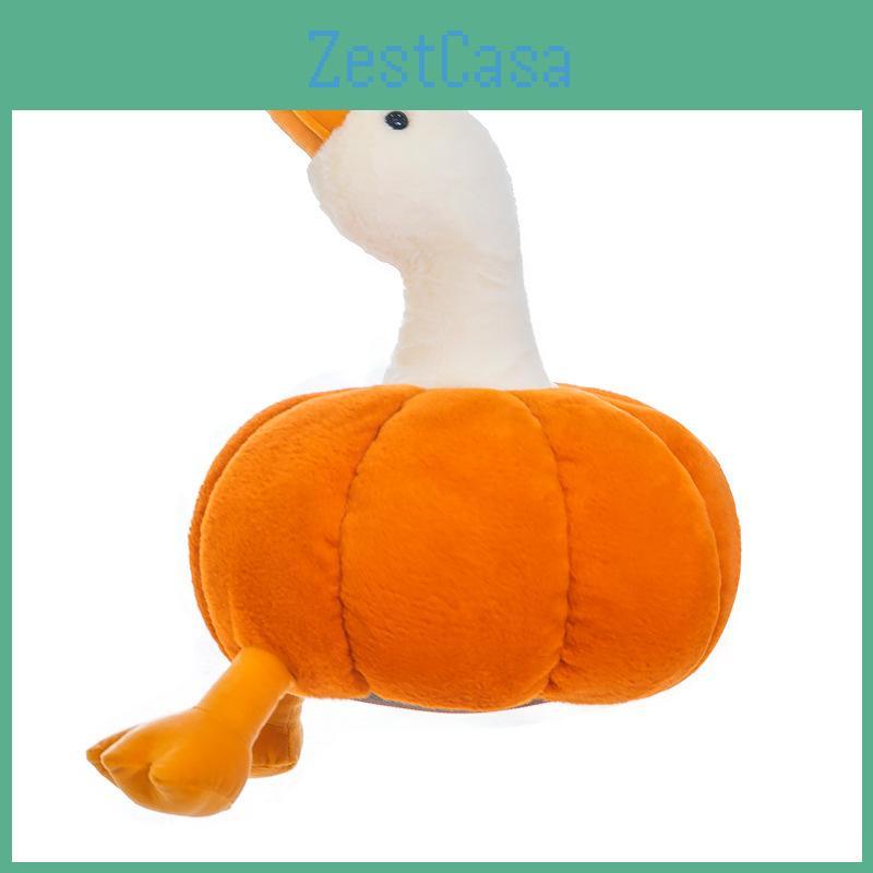 Up Pumpkin Dress Goose Animal Plush Toy Kids Birthday Gift Home Decorations