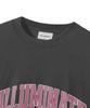 FILLUMINATE Two-Tone Arch Logo T-Shirt - Charcoal
