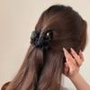 Hair Claw Clip Small Mesh Pleated Hair Claw Clip Lightweight Half-Tied Hair Accessory Strong Hold Non Slip Hair Clip for Women