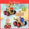 Wooden Handmade Assembly Robot Disassembles Screws And Nuts Children Puzzle Toy