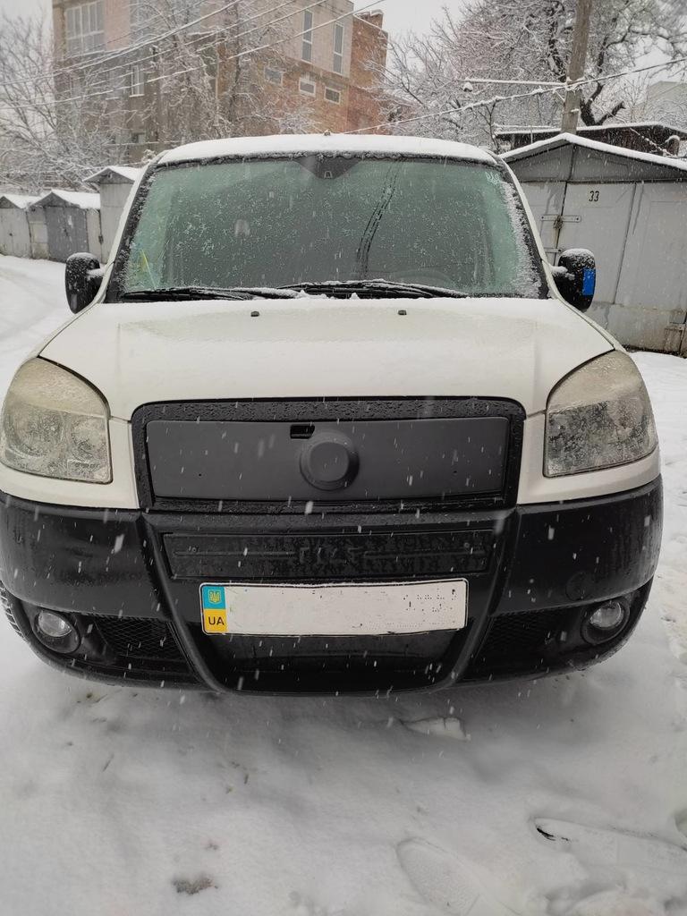 

Верхняя зимняя накладка на решетку Глянцевая для Fiat Doblo I 2005-2010 гг
